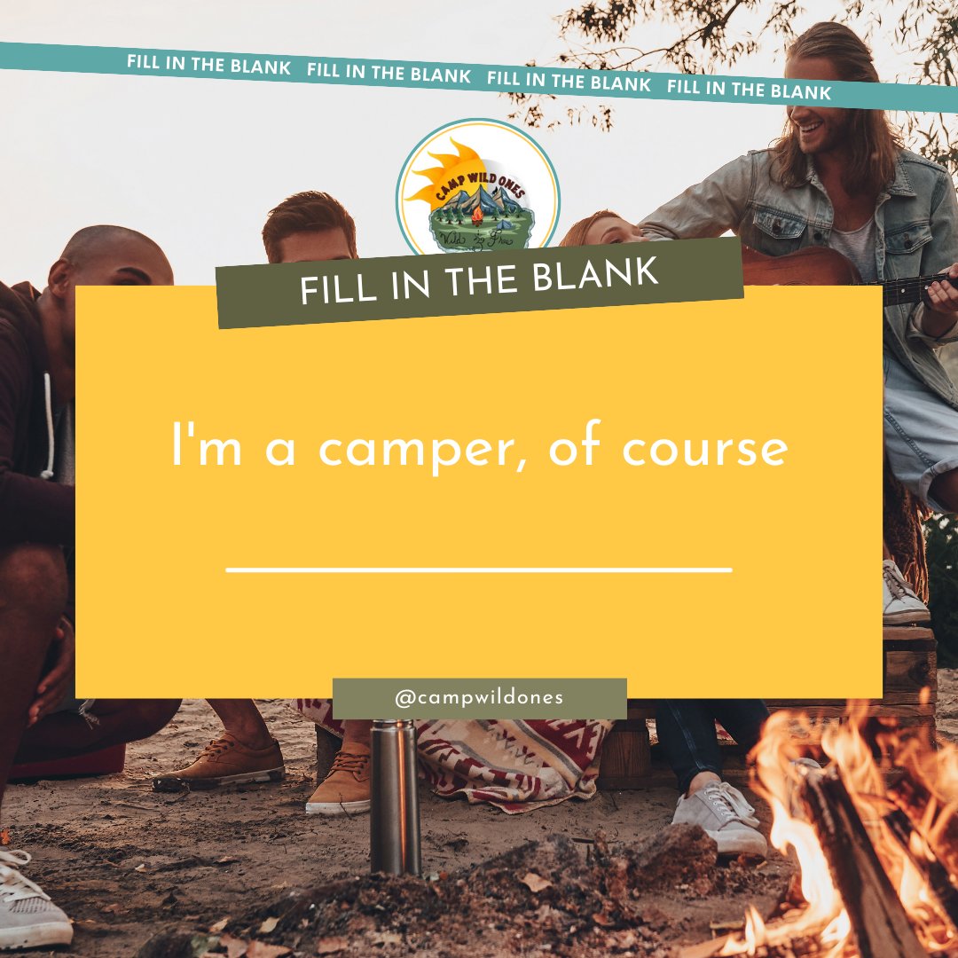 camp_wild_ones's tweet photo. 𝐈'𝐦 𝐜𝐚𝐦𝐩𝐞𝐫, 𝐨𝐟 𝐜𝐨𝐮𝐫𝐬𝐞 ...

Of course, I can make a fire with just a stick, as long as it's a matchstick. 😅 https://t.co/GILTxZ7Hl5