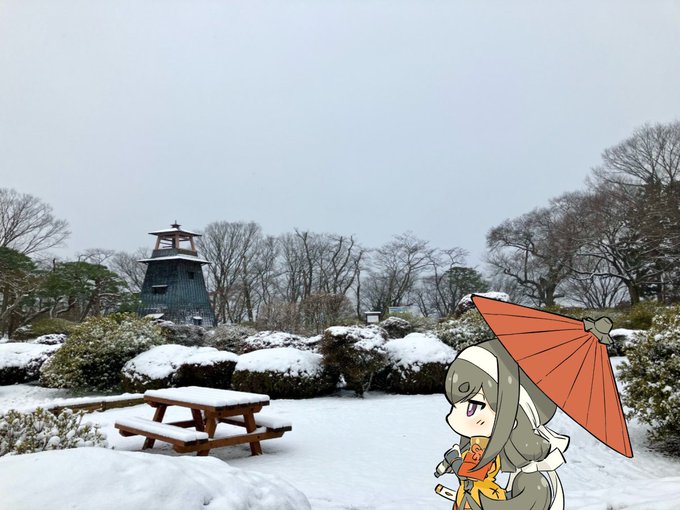 「和服 雪」のTwitter画像/イラスト(新着)