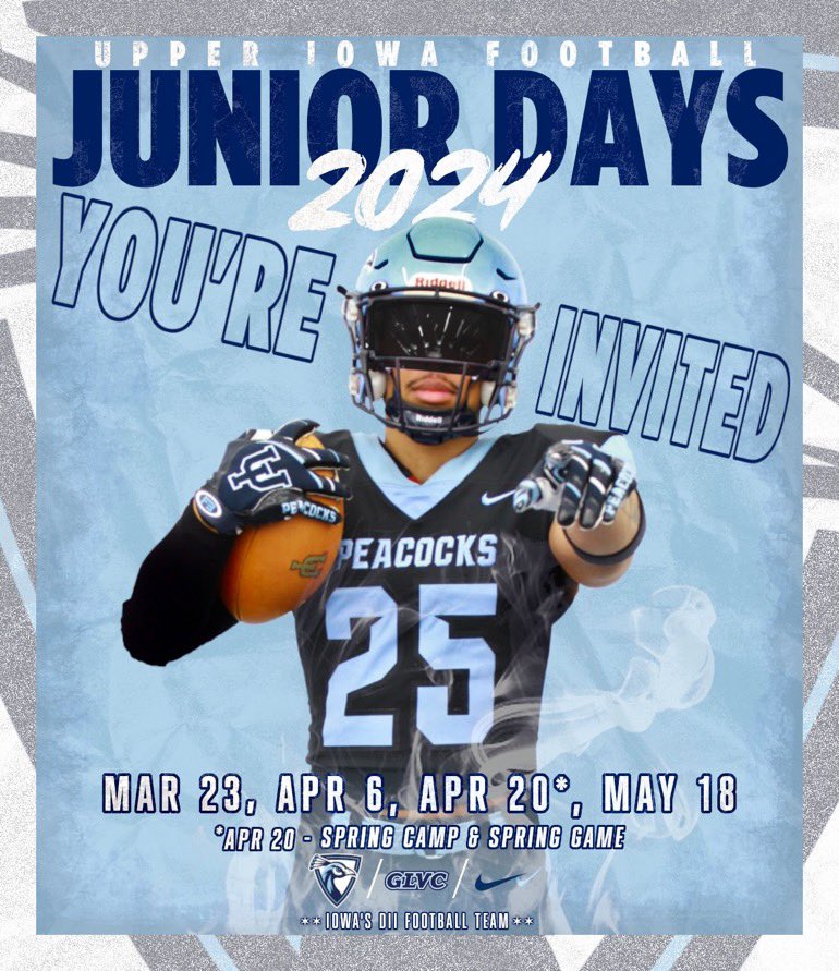 JosiahDeYoung25's tweet photo. Thanks for the invite @CoachParling @Upper_Iowa_FB https://t.co/NLcjTny0YD