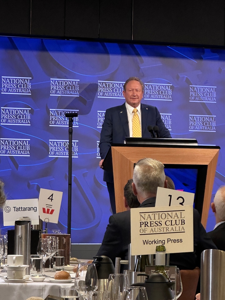 Yesterday Dr. Andrew Forrest spoke to his vision and commitment to tackling the biggest decarbonisation challenges at National Press Club Australia. Always inspiring to hear directly from those who are implementing the big ideas that we write about!
