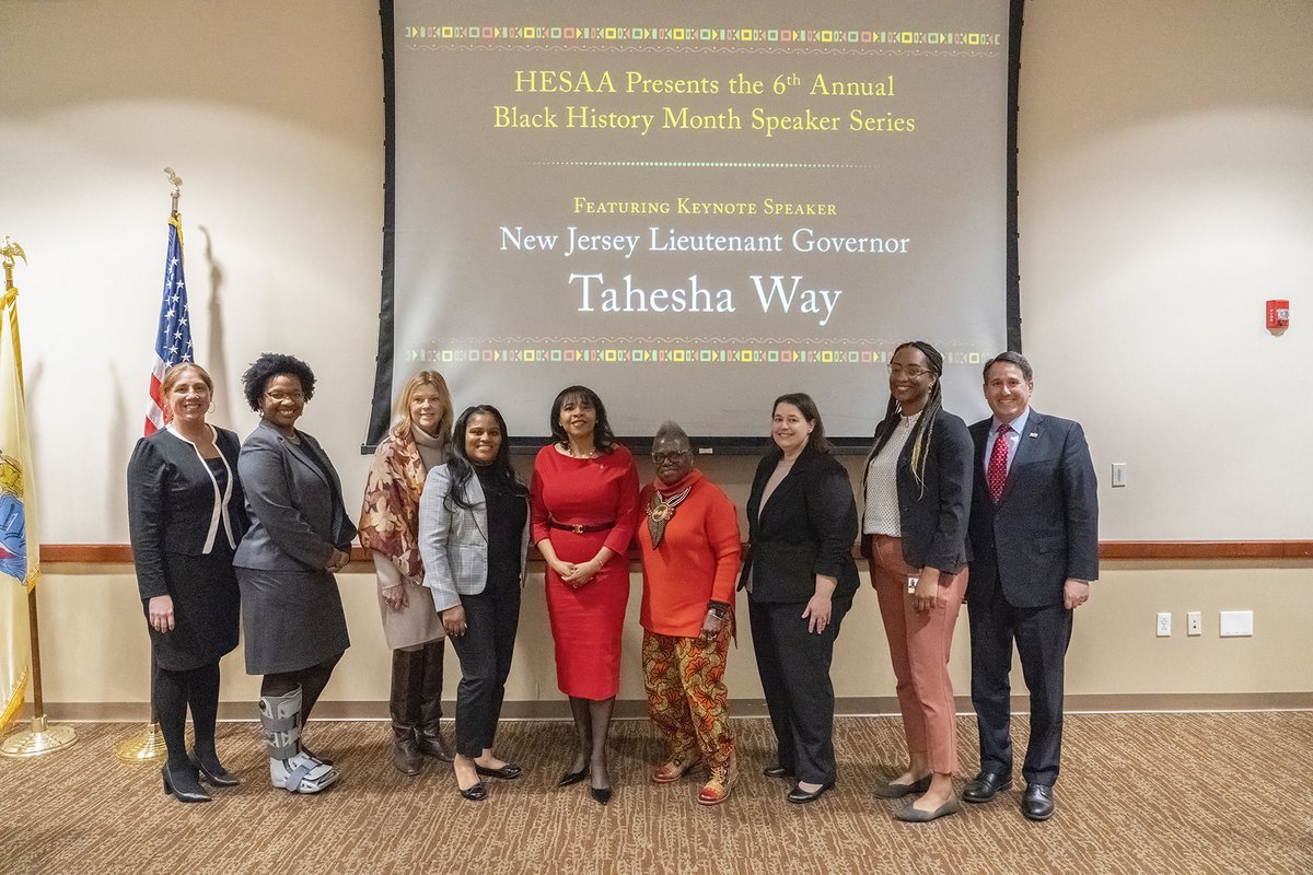 I was honored to join @NJHESAA for their 6th Annual #BlackHistoryMonth Celebration. Expanding access to education through financial aid allows for more diversity and opportunity for the students and future leaders of New Jersey to dream big!