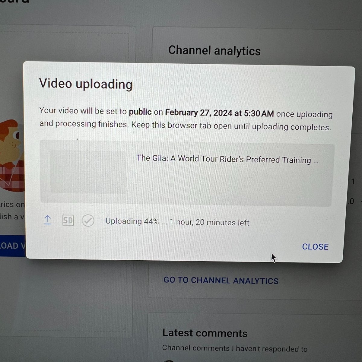 Before Starlink: an estimated 3 hours to upload a video
After <a href="/Starlink/">Starlink</a>: less than 9 minutes to upload the same video