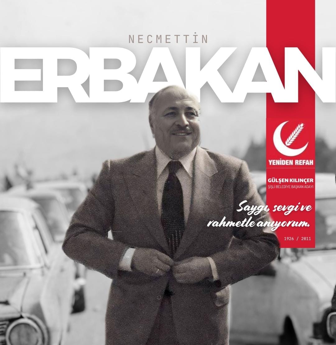gulsenkilincer's tweet photo. Ömrünü hizmet etmeye adayan Prof Dr Necmettin Erbakan hocamızı Hakk’ın rahmetine kavuşmasının yıl dönümünde sevgi, saygı ve rahmetle anıyorum. Hocamız kalbimizde her zaman yaşayacak. Ruhu şad olsun…
#necmettinerbakan
#yenidenrefahpartisi
#drfatiherbakan
#şişli
#gülşenkılınçer https://t.co/T1lWPOKzD4