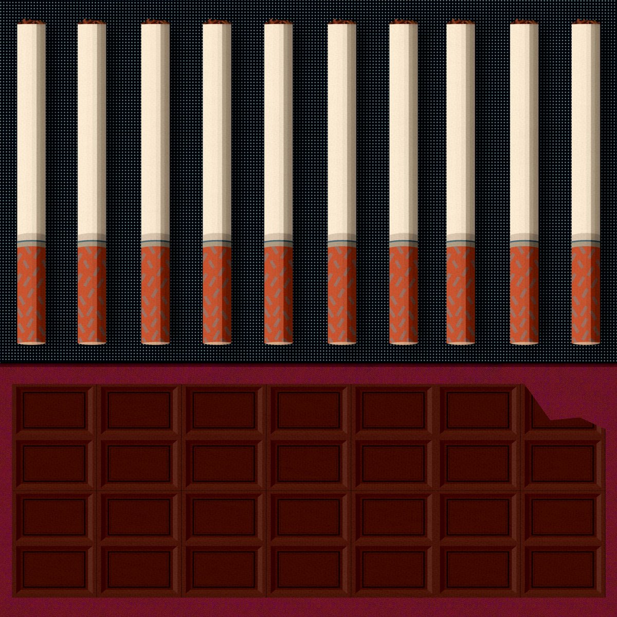 ceeseema's tweet photo. Schokolade und Zigarette Zwei
#procreate #digitalpainting #digitalcollage #adobephotoshop #digitalart #texture #ceeseema #art #artist #digitalkunst #halbtone #artist #digitalpainting #canvastexture #halftone #cigarettesandchocolate #cigarettes #chocolate
https://t.co/p3vpDclZRg https://t.co/tfOjp6WMXH