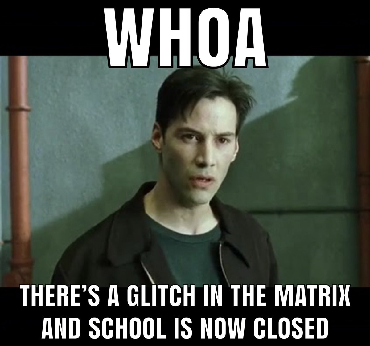 School is closed tomorrow