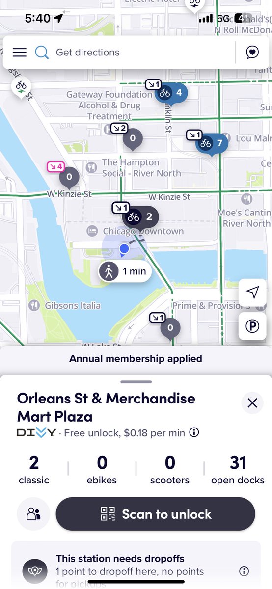 transitbickle's tweet photo. Ah man the @DivvyBikes APIs are screwed up *again* - reporting bikes as being available when they aren’t https://t.co/qHU7Uk6rvf