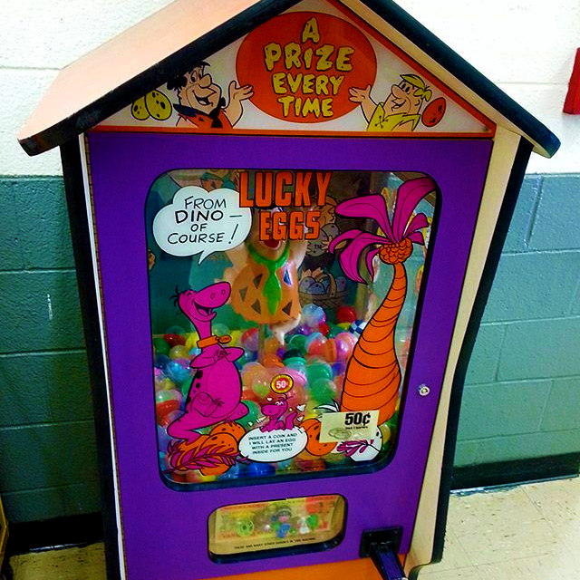 DinosaurDracula's tweet photo. imagine how much happier society would be if everyone had perpetual access to a flintstones lucky eggs machine https://t.co/xYeLfgjf3B
