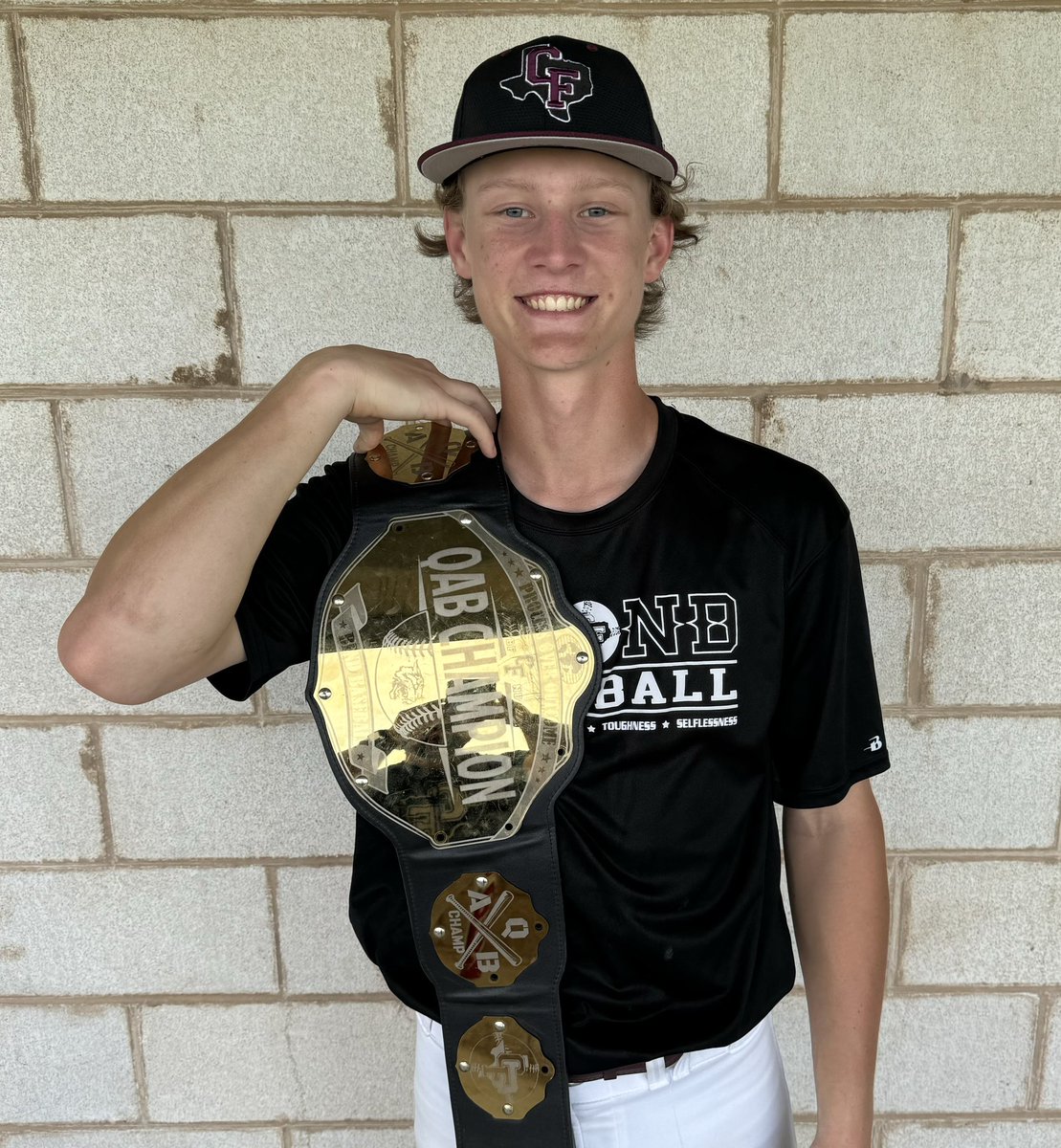 CyFairBaseball's tweet image. QAB Champ - Week 1 🏆

Sophomore @j_vogel19 had a great week at the plate &amp;amp; finished with 63% QABs!💪🏼

1st belt winner of the season! 

#beCATS | #TeamABs | 🐾⚾️