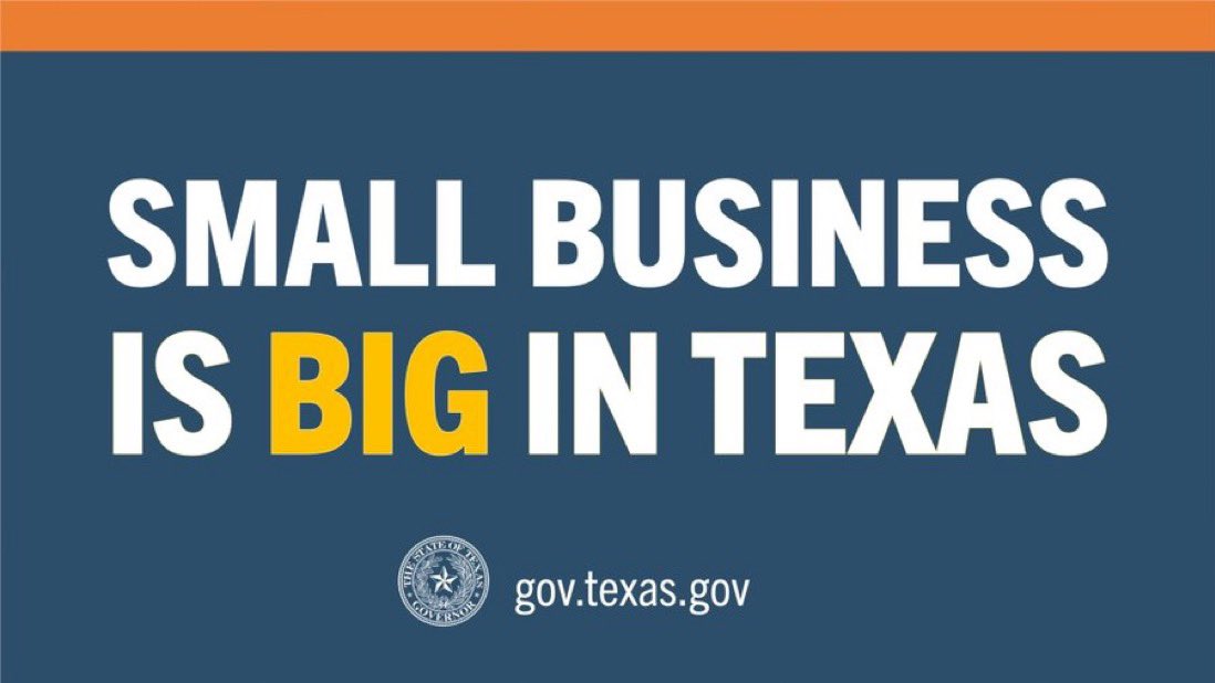 Texas is home to over 3 million small businesses, employing nearly half of all working Texans! Our small businesses are the backbone of our booming Texas economy.