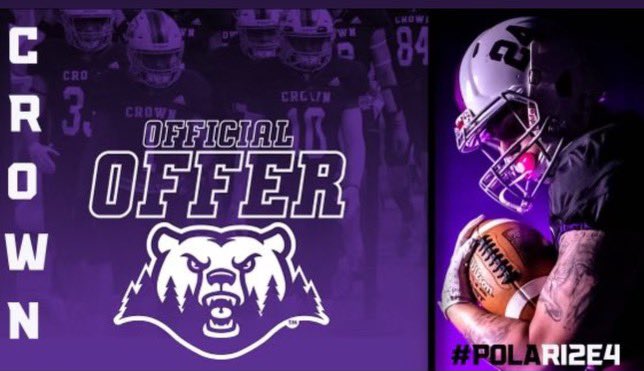 321Landon's tweet photo. #AGTG After a great conversation with @EliGreen62. Im proud to announce I have received an offer to play at @CrownCollegeFB 

@BaysideBears1 @coacheaves09 @CoachMiller53 @CoachMakM https://t.co/1jm6zXvUu9