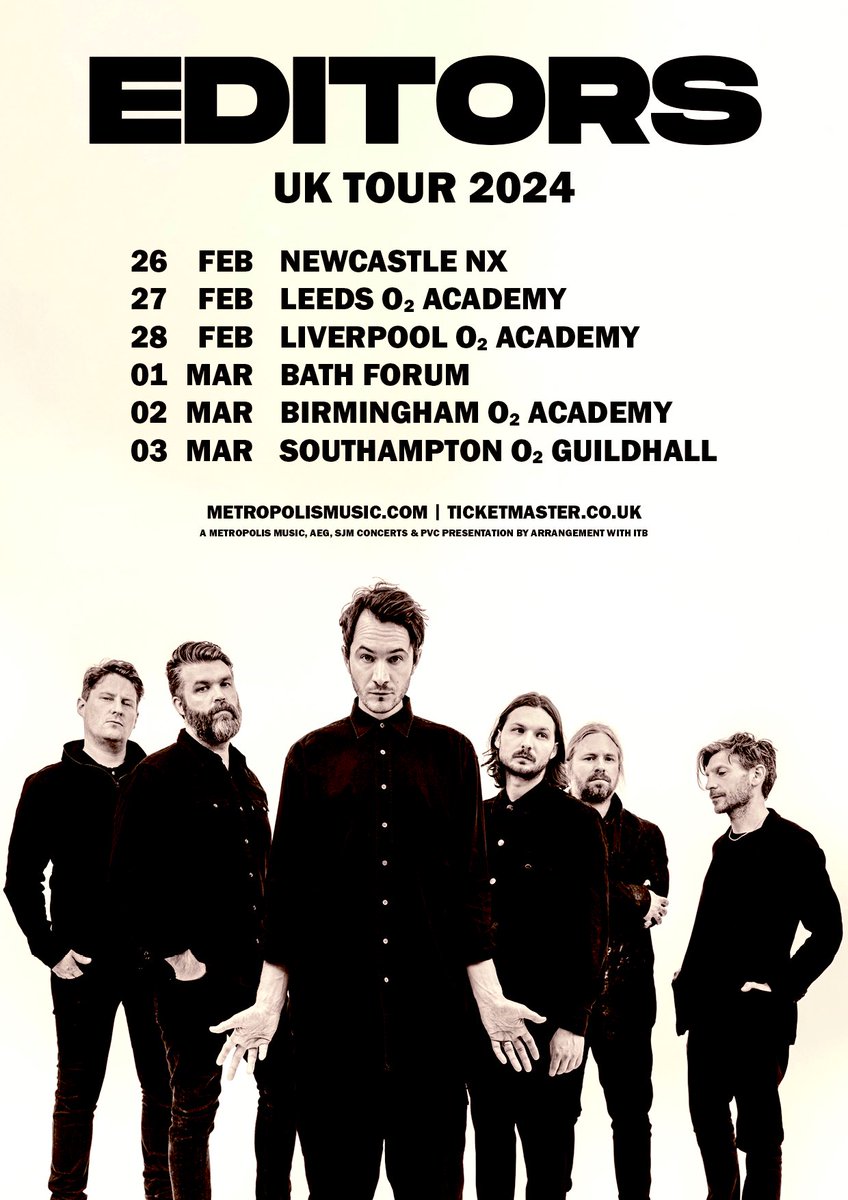 SecondCtyCoffee's tweet photo. Tomorrow we see @editorsofficial in #Leeds then straight off to #Liverpool to see them again! 
#committed 
#goodjobwehavecoffee #whynoManchester https://t.co/lruaXBBhpG