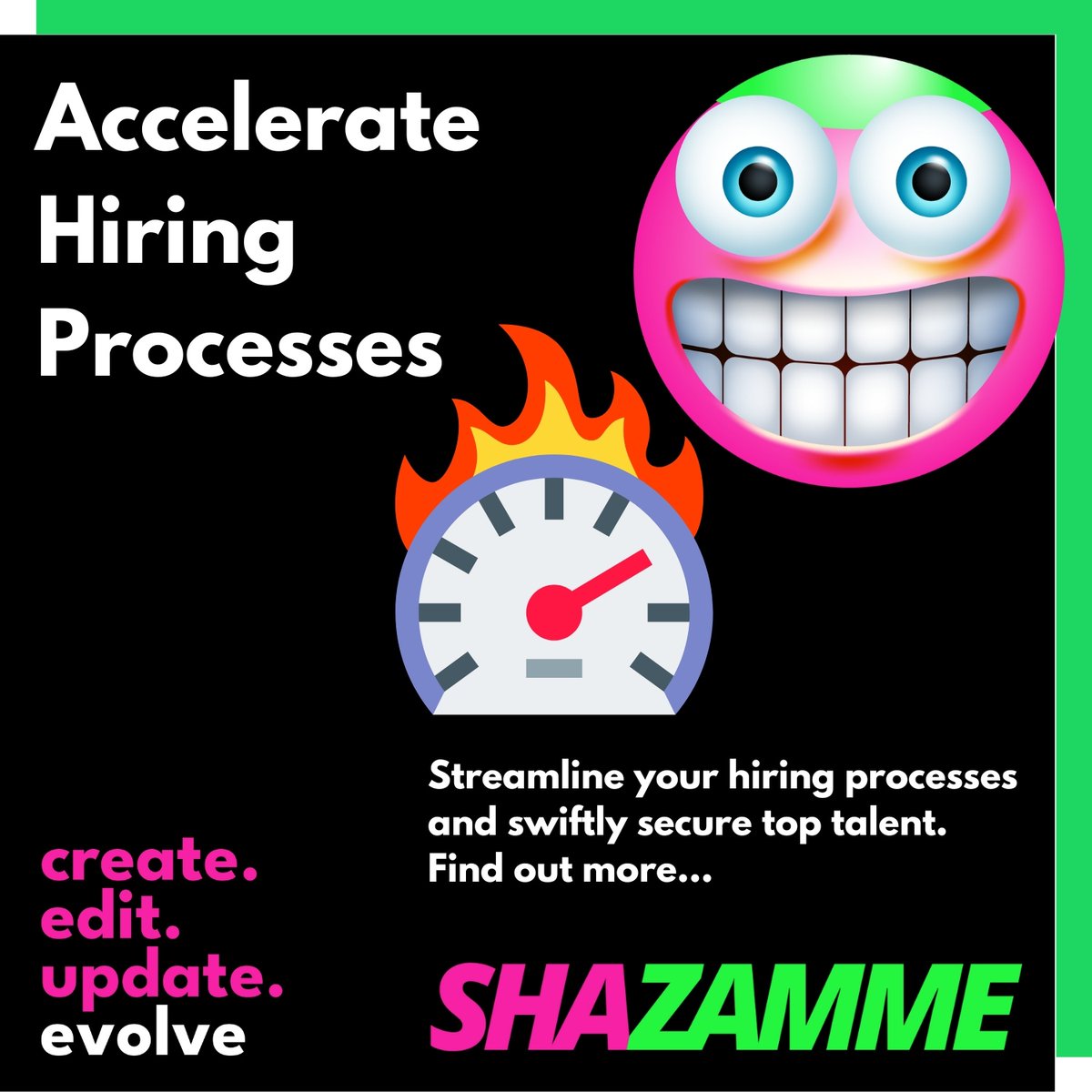 By adopting #agile #recruitment methodologies, organisations can streamline their #hiring processes and swiftly secure top #talent. 
Find out more: shazamme.com/contact-us 
#Recruiters #RecruitmentAgency #RecruitmentTech #TalentAttraction #RecruitmentWebsite #HiringProcess