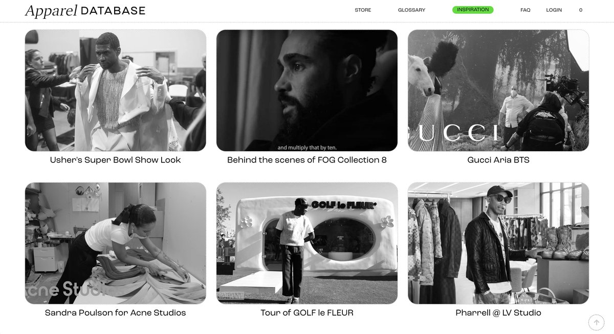 geodesigns1's tweet image. this also has a space for daily inspiration. a curated selection of fire fashion videos. everyday at 8am.