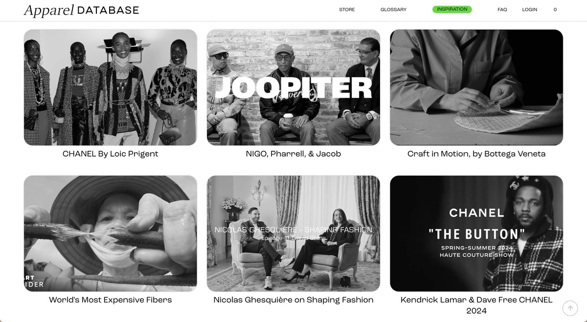 geodesigns1's tweet image. this also has a space for daily inspiration. a curated selection of fire fashion videos. everyday at 8am.