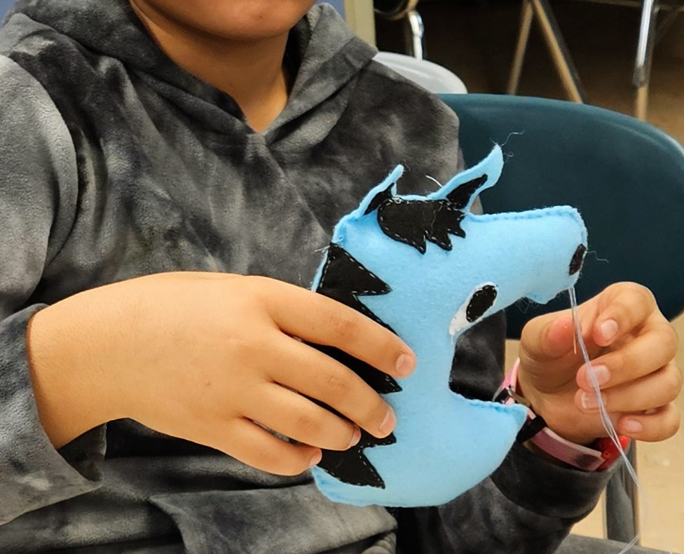 7th grade Apparel/Interior Design students are making handsewn mustangs. 🐴🐎 "We are The Home of the Mustangs!" <a href="/MendenhallGCS/">Mendenhall Middle School</a>