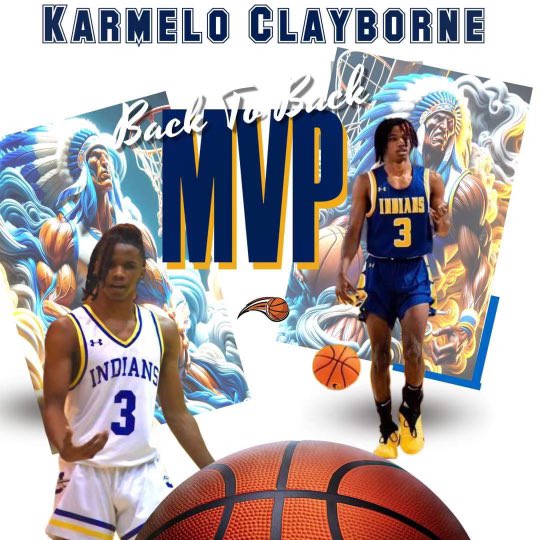 Very honored to be named district mvp for my snr year! it was a great journey playing basketball for the indians the past 4 years, and truly thankful!💙🤞🏾 onto the next chapter! #3️⃣