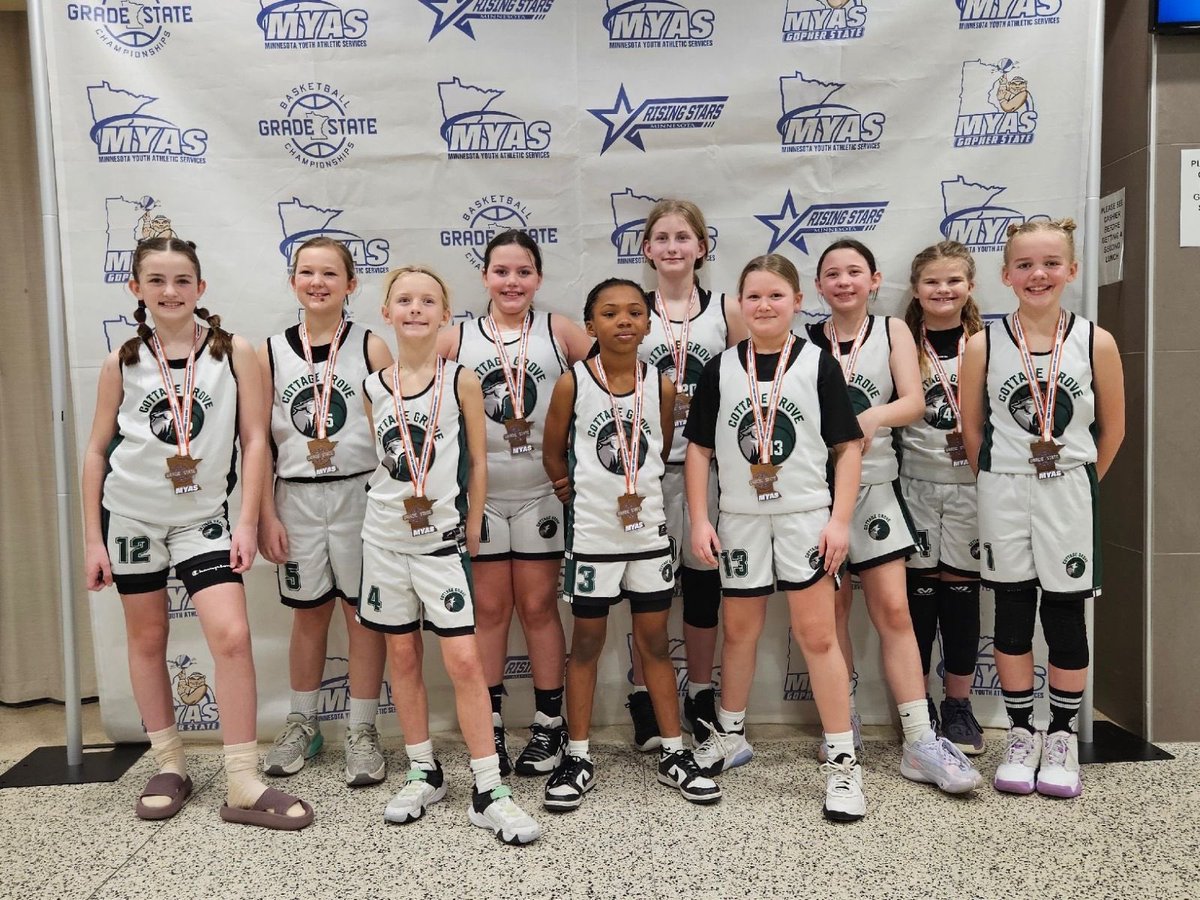 ParkGirlsB's tweet photo. More congrats to the CGAA teams who finished in medal rounds at Grade State Championships.
4B (H. Greene) 5th place (3-1)Tier 3
6C (A. Reeves) Consolation Champs (3-1) Tier 10
7B (J. Ellingson) State Champs (4-0) Tier 6 - last 3 wins all by one point ๐๐๐ https://t.co/mU9nK1yw4C