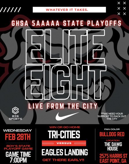 #WhateverItTakes Be sure to purchase your ticket and arrive early.