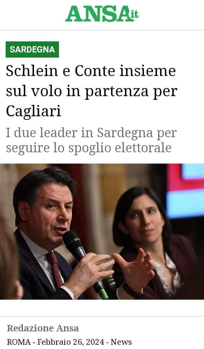 DelCatasto's tweet photo. Tenuto conto dei tempi biblici dello scrutinio, Conte e la Schlein potevano tranquillamente andare in Sardegna a nuoto 
#Sardegna2024 
#Todde 
#Truzzu https://t.co/N0VPAcMpo1