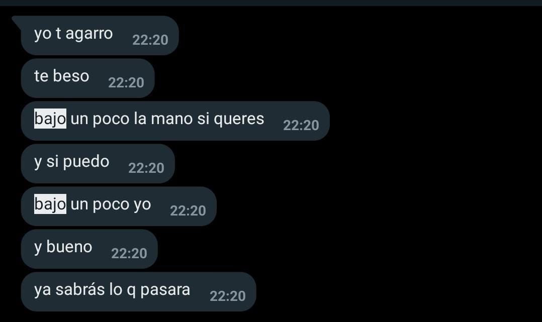 hasta q me digas que pare