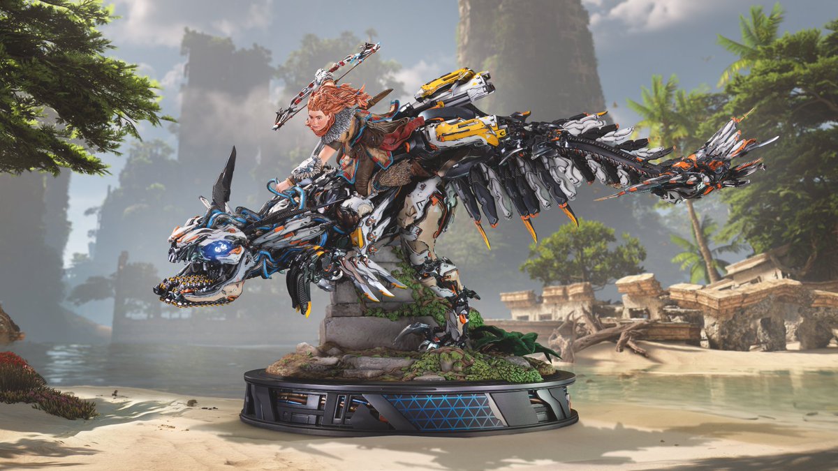 DarkHorseDirect's tweet photo. We've teamed up with @Guerrilla to bring you our most epic collectible yet, the Horizon Forbidden West: Aloy on Clawstrider 1:9 Scale Premium Statue!

Don’t miss out, pre-order yours today! Plus get $100 off now through March 12th, 2024! https://t.co/kLDOE61ogH

@DarkHorseComics https://t.co/gFKcLpekz2