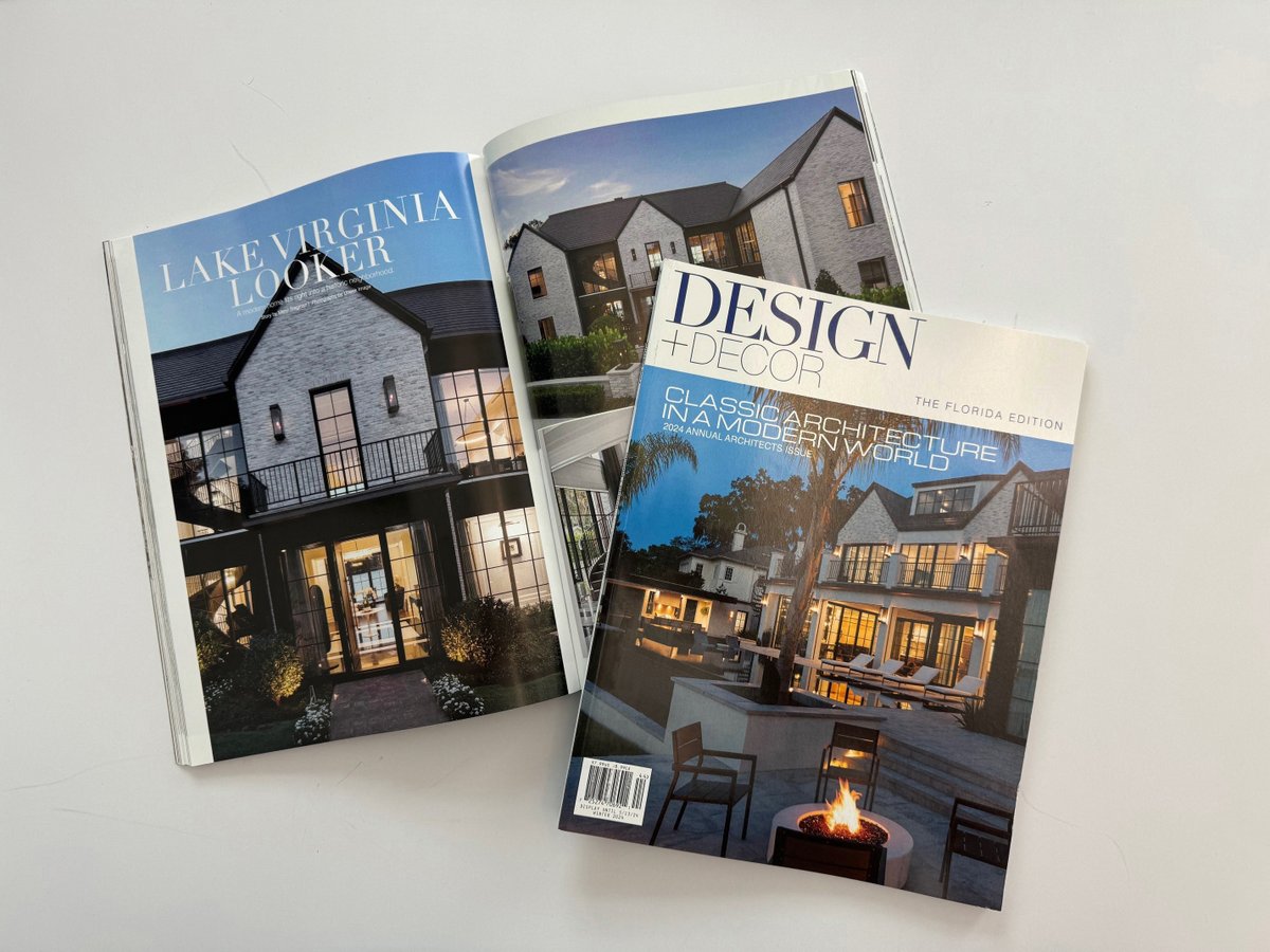 We're thrilled to announce that we are featured on the cover of the 2024 Annual Architects Issue of Design + Decor Magazine! #ArchitectsIssue #FloridaArchitecture #ArchitectureAsArt #designinspiration