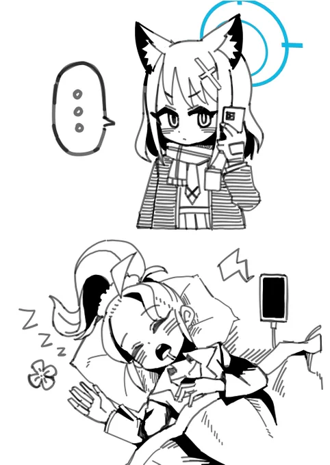 #ブルアカ 
#蔚藍檔案
zzz... 