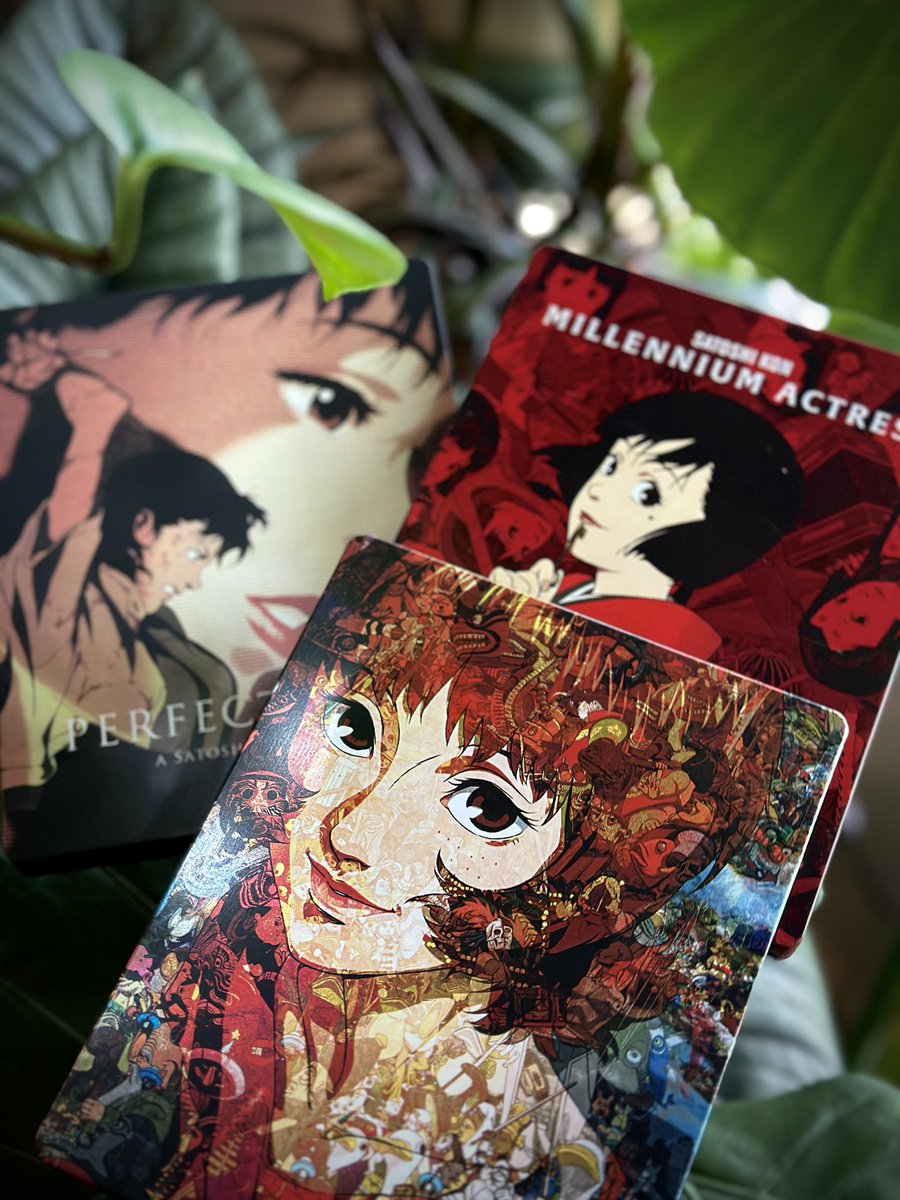 aoleos's tweet photo. My Satoshi Kon steelbook collection is looking beautiful 😍😍😍😍😍 

#PerfectBlue #Paprika #MilleniumActress https://t.co/h3DJQTPotv