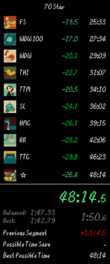 just collected 70 stars O.o