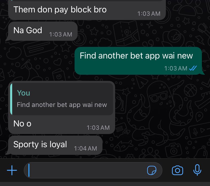 OrkumsBakz's tweet photo. ⁦@SportyBetNG⁩ see my brother acknowledging your pay out loyalty https://t.co/BIKvyGMiBs