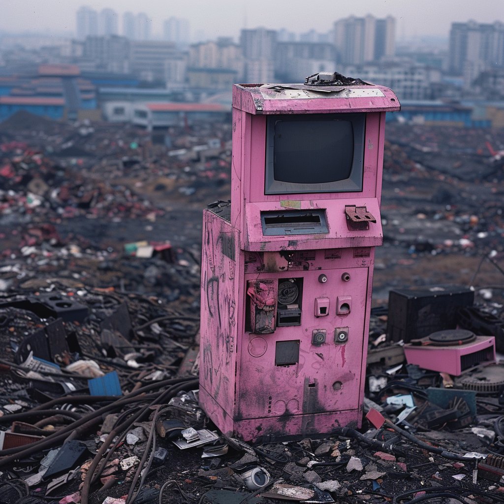 pink e-waste