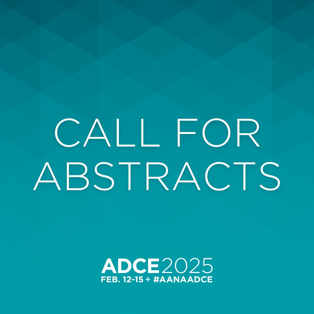 🔔Abstract submissions are open 🔔
Submit for #AANAADCE 2025 here: bit.ly/3TfC6m9