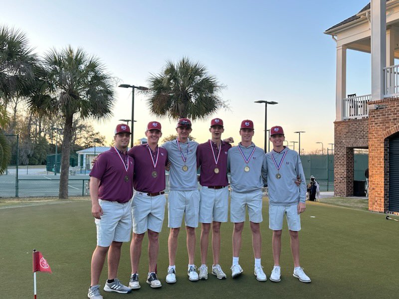BCCadetGolf's tweet photo. The Cadets got their second win in two tries of the season today at our own 1902 Cadet Cup at the Savannah Golf Club. Cadets were rolling at minus 5 at one point but finished with a team
Total 4 over 292. B Dollander 72, W Watson and H Threlkeld with 73 and C brennan with 74! https://t.co/cppvSrwaJG