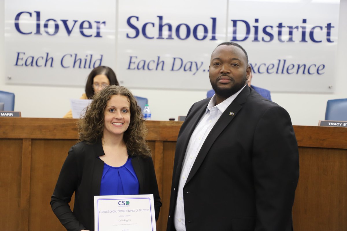 CloverEagles's tweet photo. Great recognitions at tonight's board business meeting!
#CSDinAction https://t.co/hnpWFbITBf