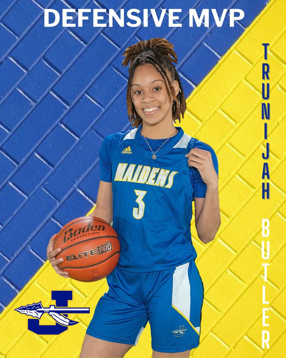 JHSGBB's tweet photo. 🚨All District Superlative🚨

18-4A Defensive Player of the Year 🔒
@TrunijahB 
This kid is a silent assassin! She guarded everyone’s best player and contributes big time on offensive. One of the best 2-way players in the STATE! https://t.co/iLI1ruFbqK