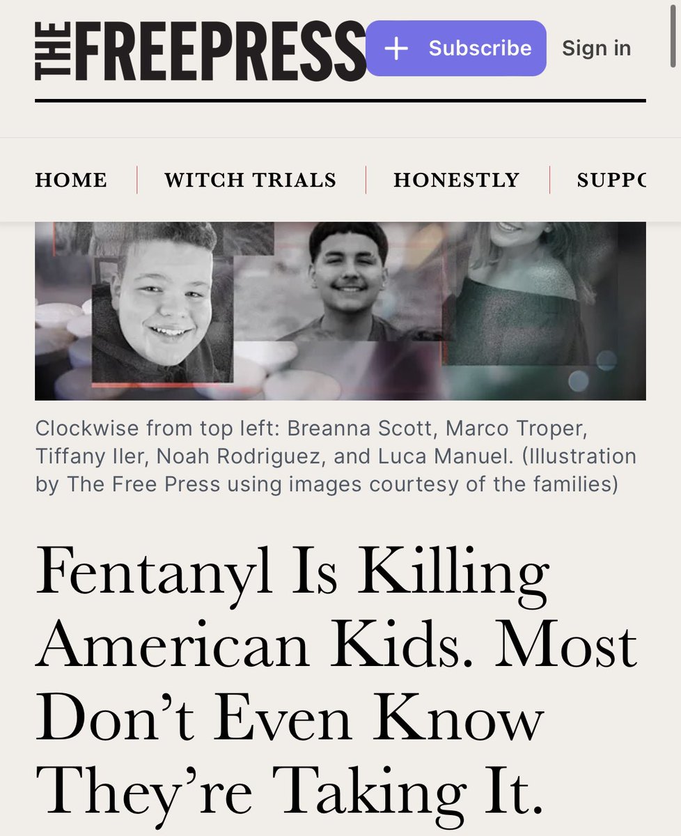 One of the most important pieces of journalism you need to read. For your sake and your kids’. And for your Burning Man friends who are into bio hacking and microdosing. 1) Every week in America, 22 kids die of a drug overdose. 80% of the deaths are linked to fentanyl—a cheap…