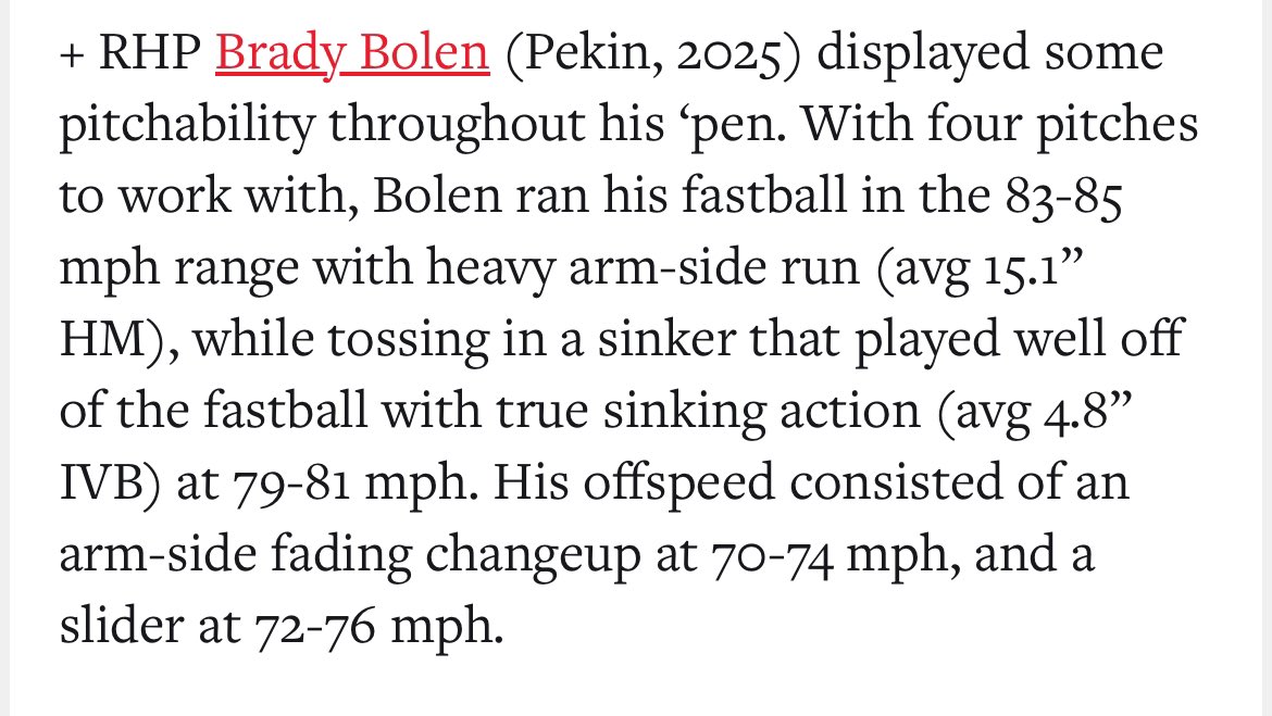 Brady Bolen (@brady_bolen2) on Twitter photo Thank you @PBRIllinois
@PCHSDragonsBB <a href="/CanesCI_2025/">Canes Central Illinois 2025</a> <a href="/CanesBaseballCI/">Canes Central Illinois</a> Thank you @PBRIllinois
@PCHSDragonsBB <a href="/CanesCI_2025/">Canes Central Illinois 2025</a> <a href="/CanesBaseballCI/">Canes Central Illinois</a>