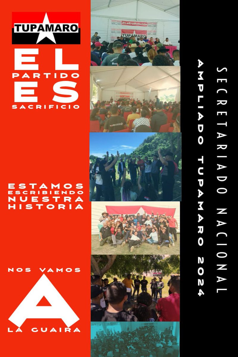 "El revolucionario verdadero está guiado por grandes sentimientos de amor" Che Guevara

Con mística y entusiasmo!!
Nos Vamos A La Guaira!! 🏃
Rumbo al Secretariado Nacional Ampliado <a href="/TupamaroMRT_/">Movimiento Revolucionario TUPAMARO Vzla.</a> este 1ero, 2 y 3 de Marzo

#AmorGarantiaDeFuturo
<a href="/NicolasMaduro/">Nicolás Maduro</a>
<a href="/WBenavides_MRT/">Williams Benavides</a>