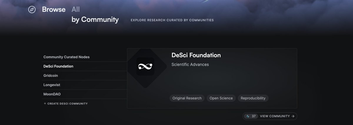 🚀 Exciting News! 🚀 We've launched Autonomous Research Communities (ARCs)!
#DeSci