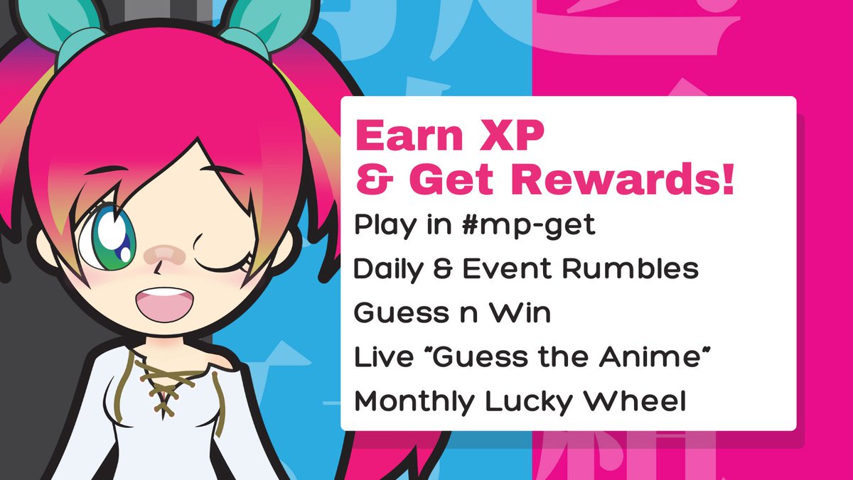 Join us for fun activities! Awards include Custom NFT, MAGC NFT, Mondai Points, and more! 

#Zealy Sprint is also on, tons of prizes plus @thenubisproject NFTs!  
2/22 - *3/12 gogogo 🚀 

#mondaianimegirlsclub #magc