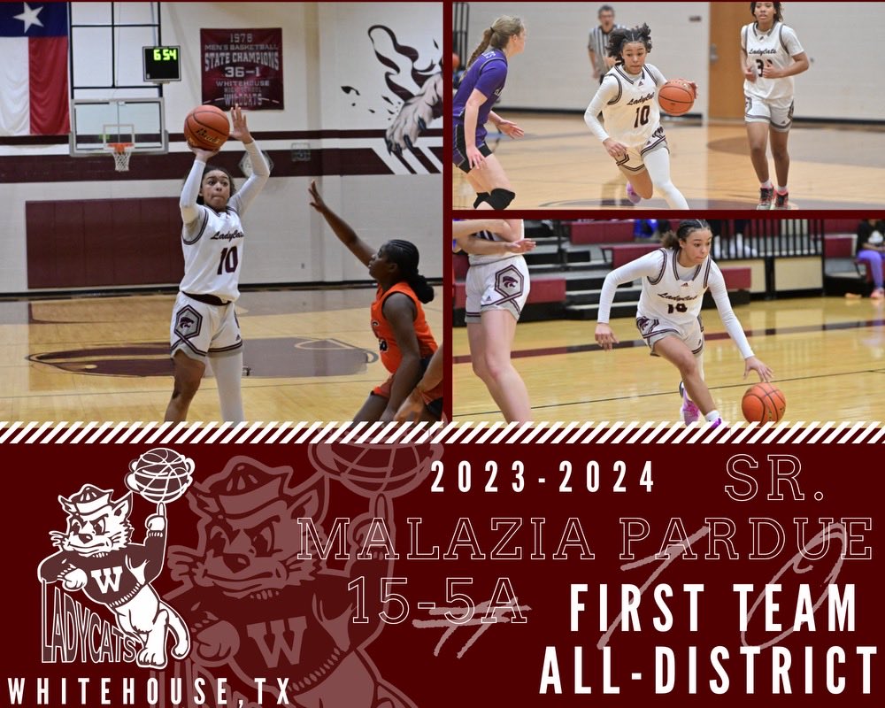 Congrats to Malazia! First team All-District!
<a href="/WHSTX_Athletics/">Whitehouse Athletics</a> <a href="/BrandonOSports/">Brandon Ogden</a>