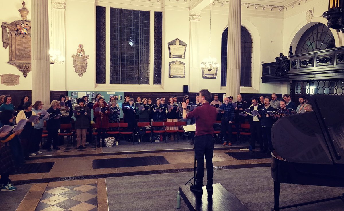 Thank you <a href="/jordantheis/">Jordan Theis</a> for taking our rehearsal tonight. The Sanctus and the Benedictus of the @Will_Todd_Music 'Mass In Blue' were sounding fabulous!

We're so excited to be performing this iconic work alongside the composer and his wonderful band - TICKETS ARE ON SALE NOW