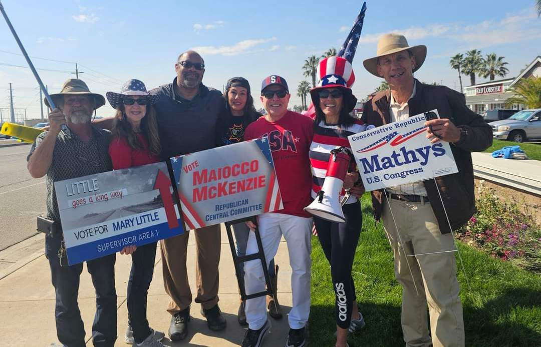 ChrisMathysCA21's tweet photo. "Get Out The Vote” rally in Bakersfield. Thousands of cars honked for support. 
We were able to spread the word on how important it is to vote for conservatives in Congress and the Republican Central Committee.  
Special thanks to everyone for all of their help. https://t.co/UgzxwdWAZp