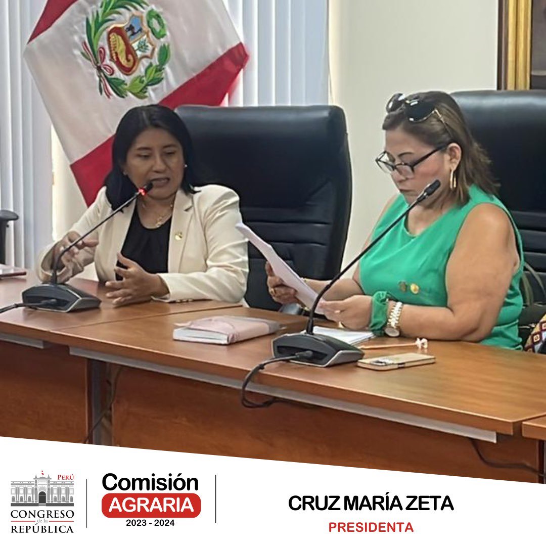 Comisión Agraria del Congreso tweet media