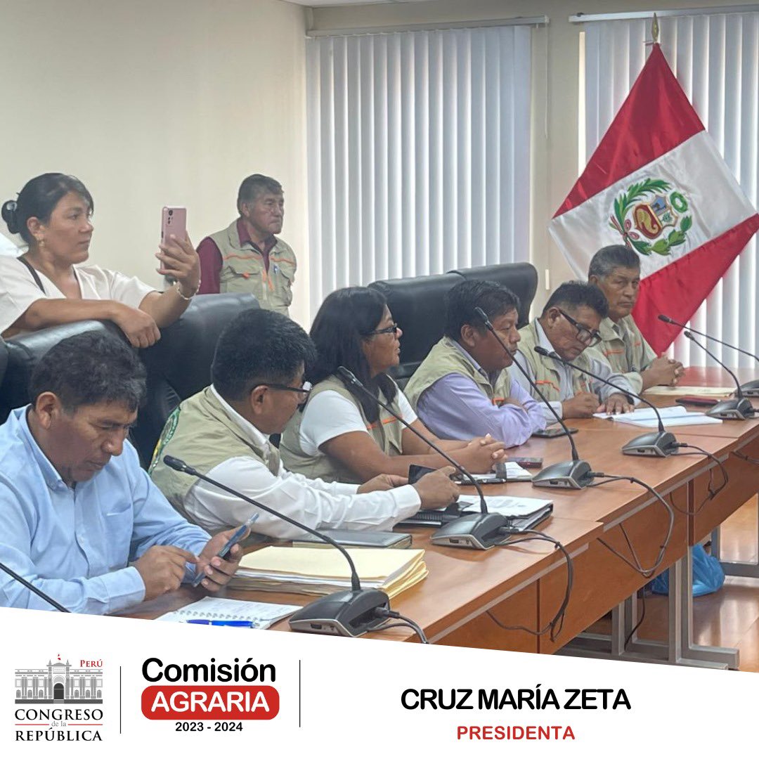 Comisión Agraria del Congreso tweet media