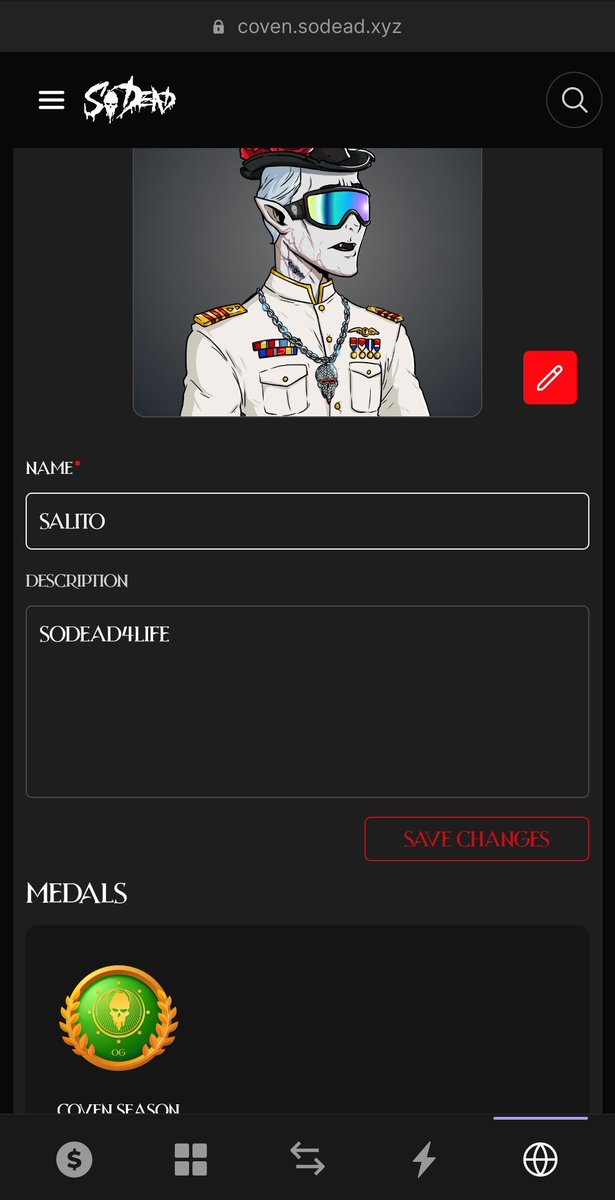 I am so stoked to unlock and receive my first OG medal pass 🏅 from the coven season.

You still have enough time to load up and unlock your first pass out of many to come, BUT DONT FADE THE DEAD. SO DO IT NOW OR REGET LATER..