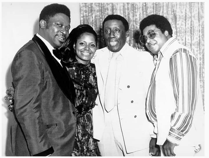 Happy birthday Godfrey Cambridge with BB King Carla Thomas and O'Kelly Isley. #godfreycambridge #actor #comedian #bbking #carlathomas #okellyisley