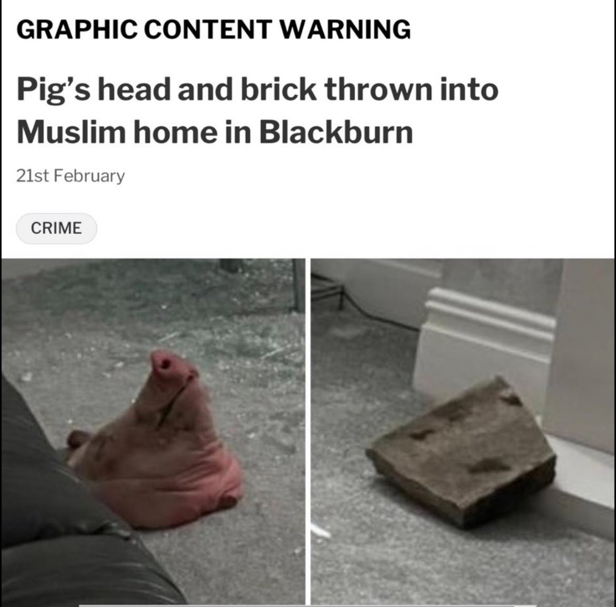 ShaykhSulaiman's tweet image. HATE CRIME AGAINST MUSLIMS

Imagine this was done to the Jewish Community there would have been an uproar. All people must be treated equally.