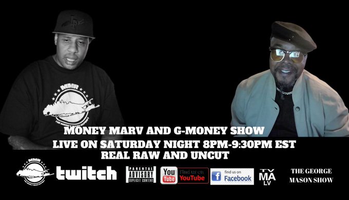 MONEY MARV G-MONEY SHOW LIVE ON SATURDAY NIGHT 8PM-9:30PM  #Tv #talkshow  @foxsoultv @DishNation https://t<a href="/tag/tv"class="tags"><span>#tv</span></a><a href="/tag/talkshow"class="tags"><span>#talkshow</span></a>