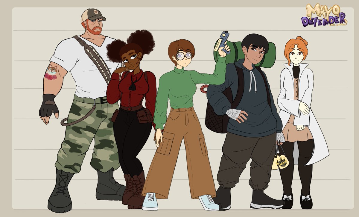 IlluminationTS's tweet photo. We are ready, how about you?
Character concept art for #mayodefender by @PodridaPapa

#indiegame #indiedev #gamedevelopment #conceptart https://t.co/NYvPWEPcEa